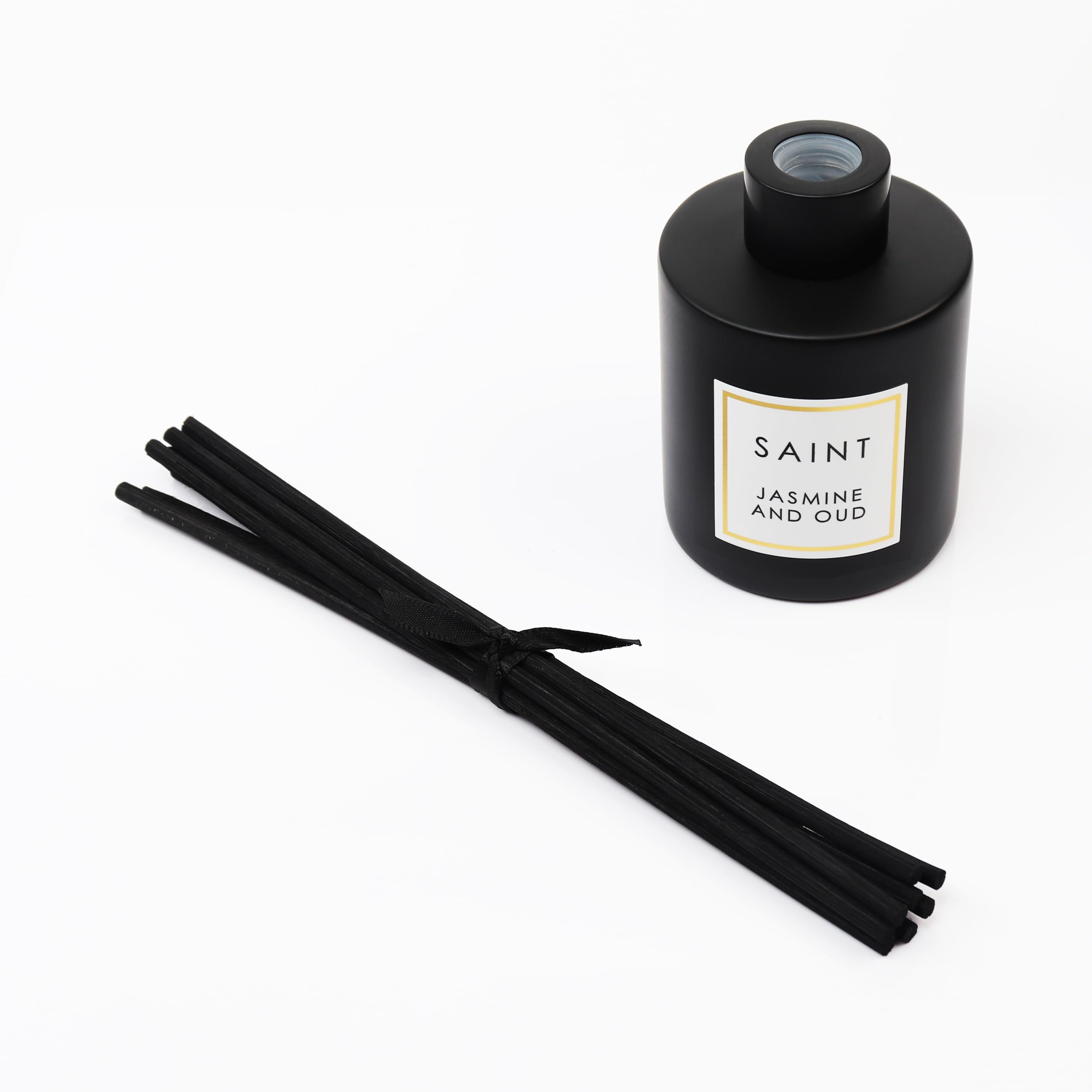 SAINT gift box presentation suggests a ready-to-gift scent experience.