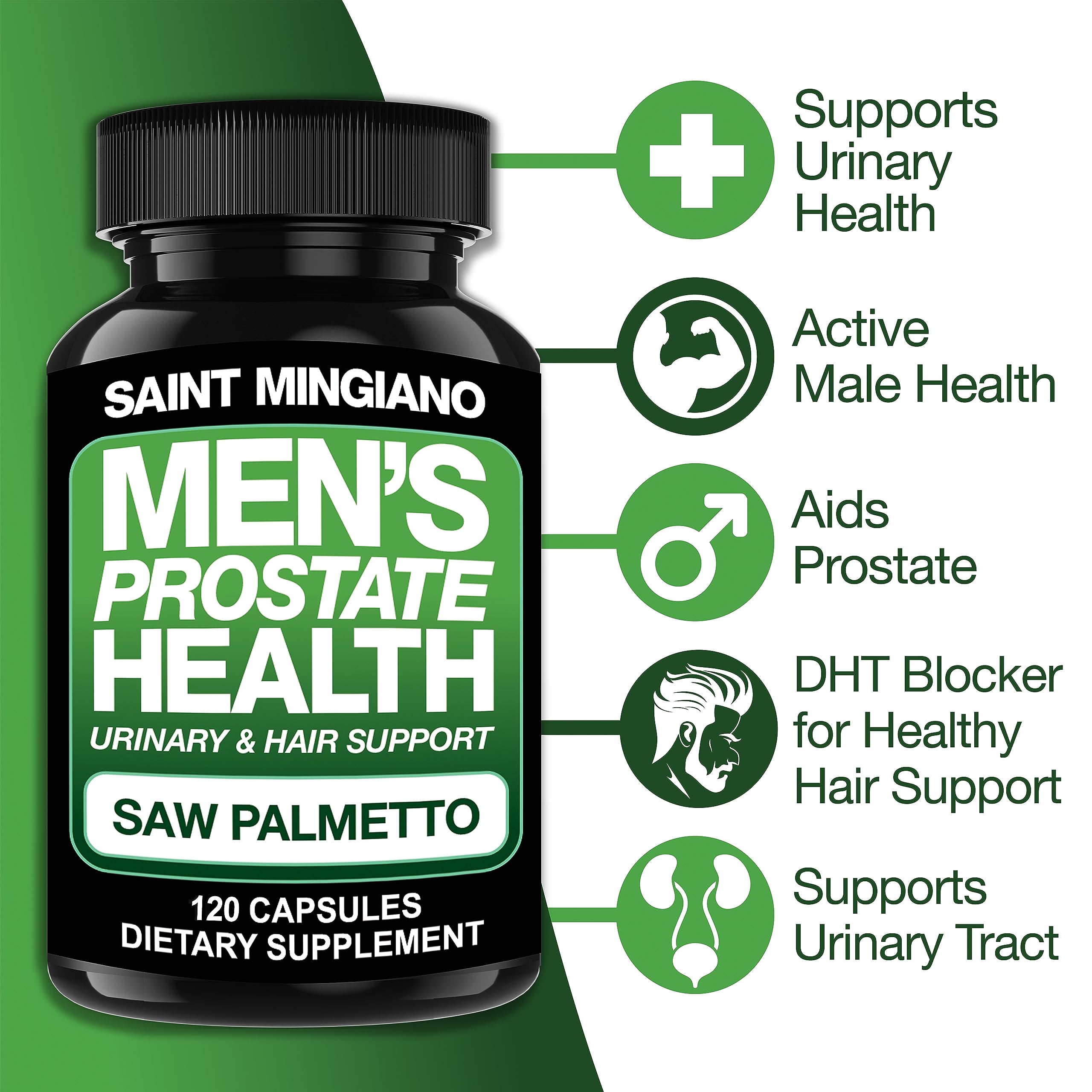Saint Mingiano Saw Palmetto capsules