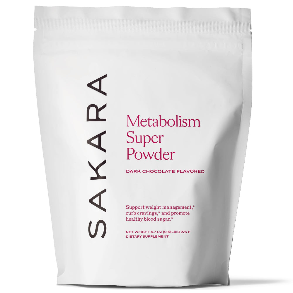 SAKARA Metabolism Super Powder bottle with label