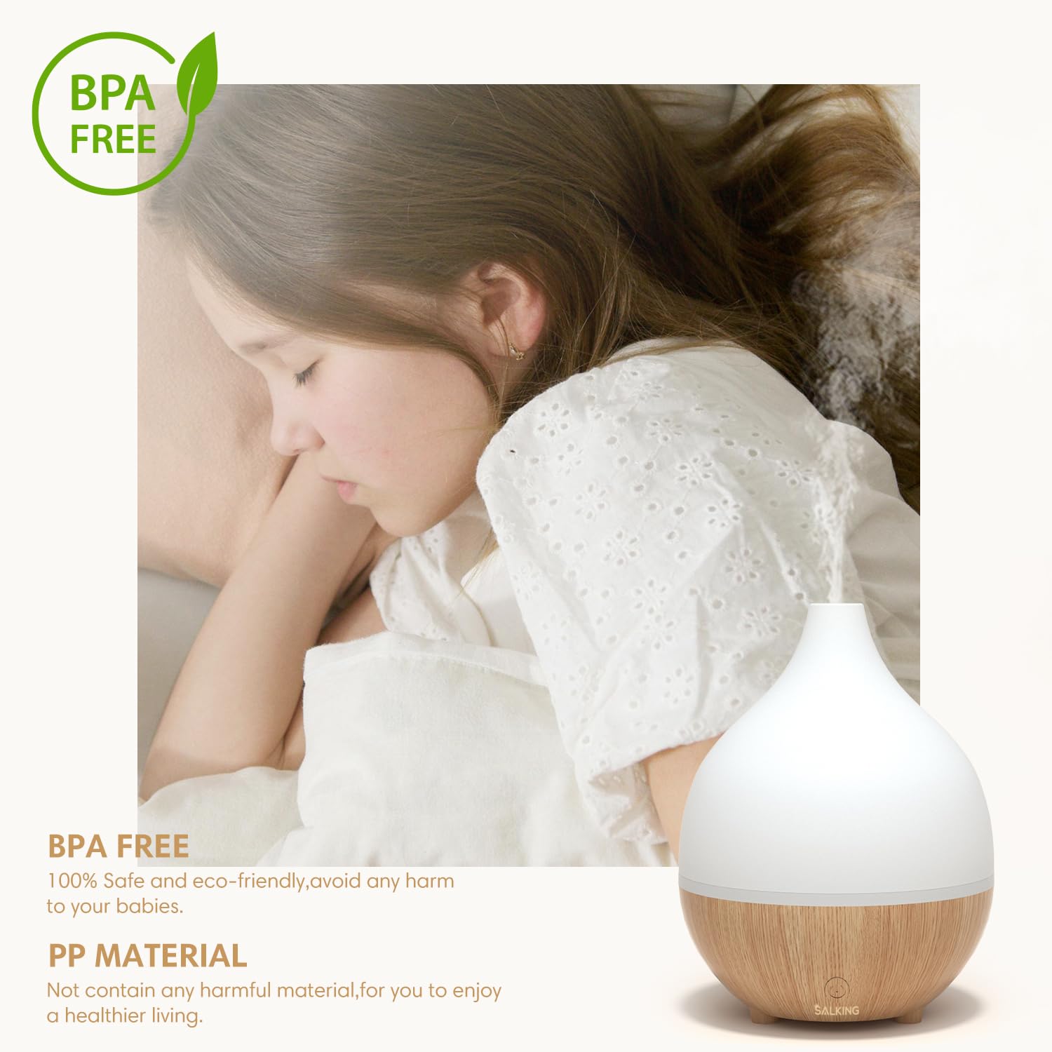 Auto shut-off feature on SAL KING essential oil diffuser