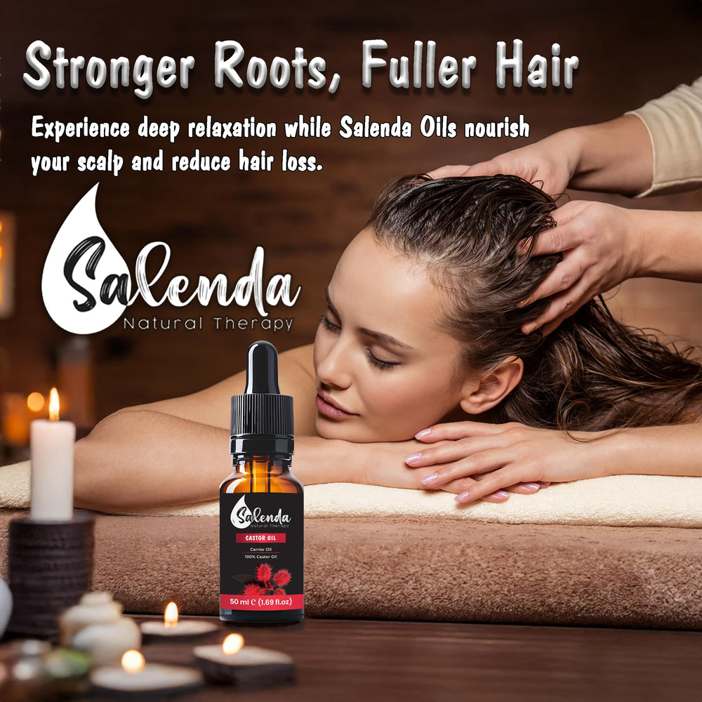 Salenda Castor Oil used as skin moisturizer