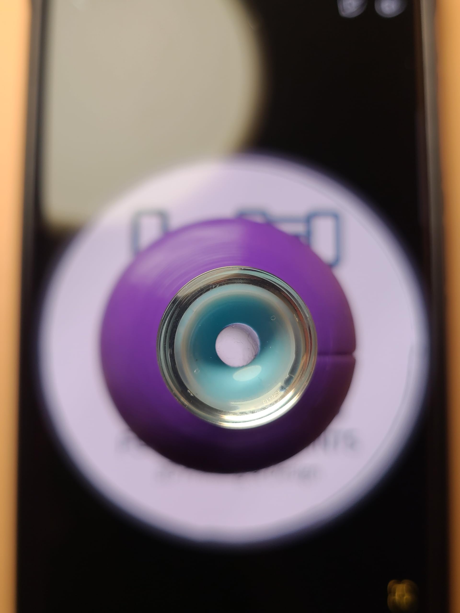 Dome Dock Mini helps prevent saline spills