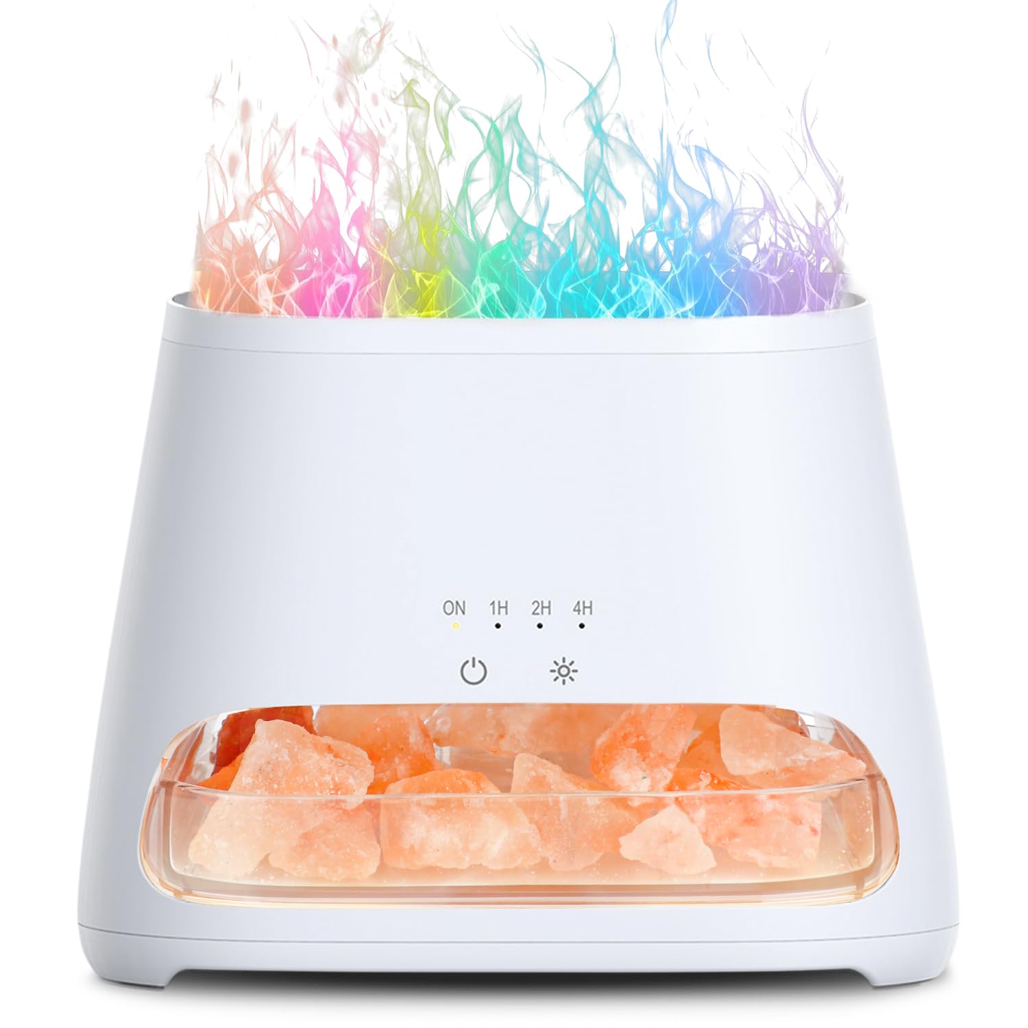 SALKING flame diffuser in white, front view