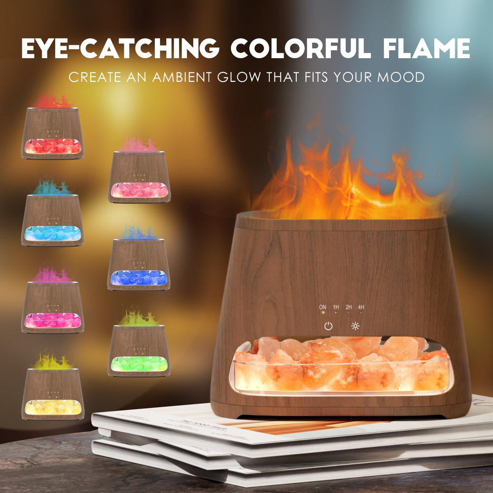 7-color light cycle on SALKING diffuser in dark finish