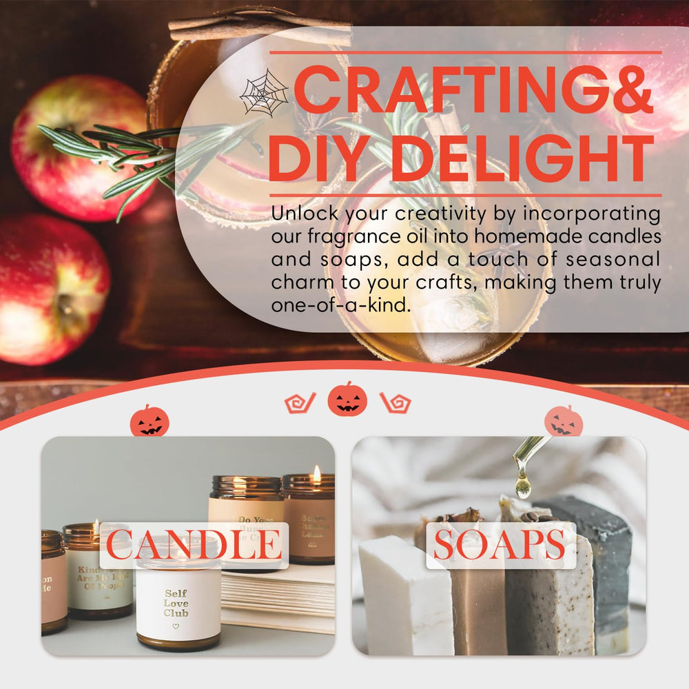 Autumn scented fragrance oil with warm apples and spices