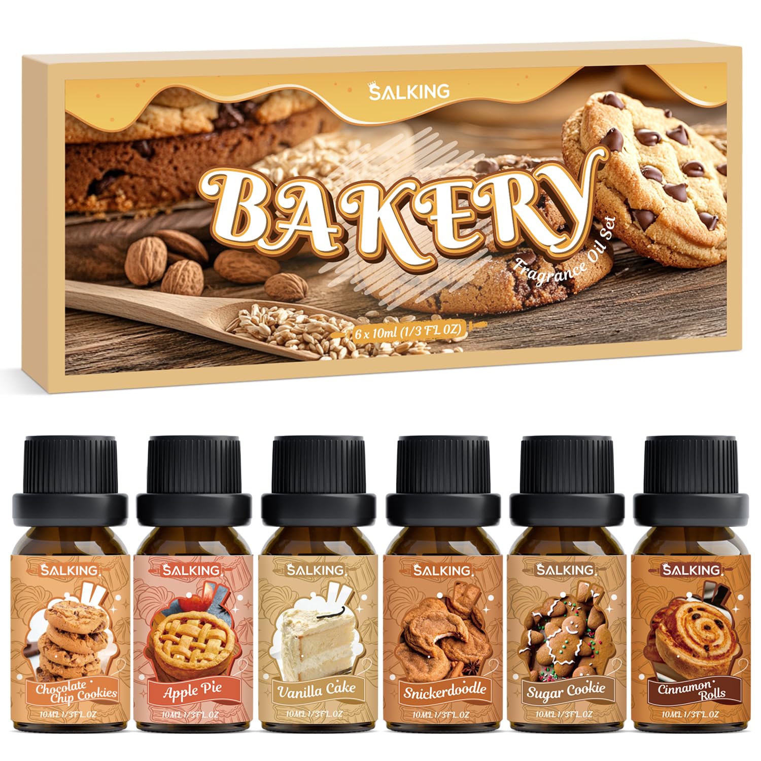 SALKING Bakery Fragrance Oils Chocolate Chip Cookies scent bottle
