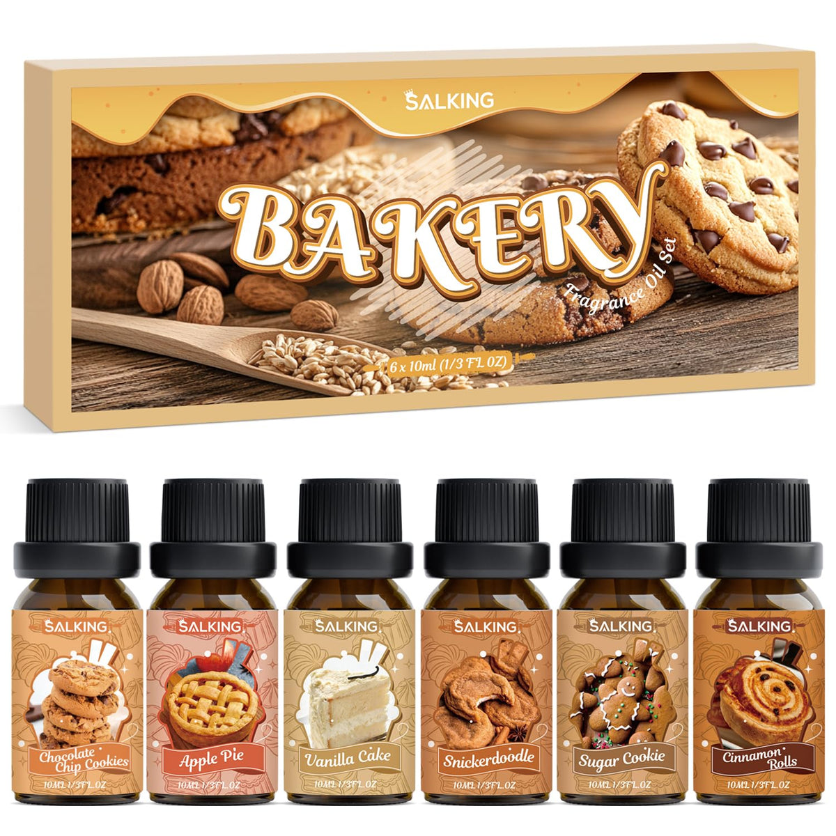 SALKING Bakery Fragrance Oils Chocolate Chip Cookies scent bottle