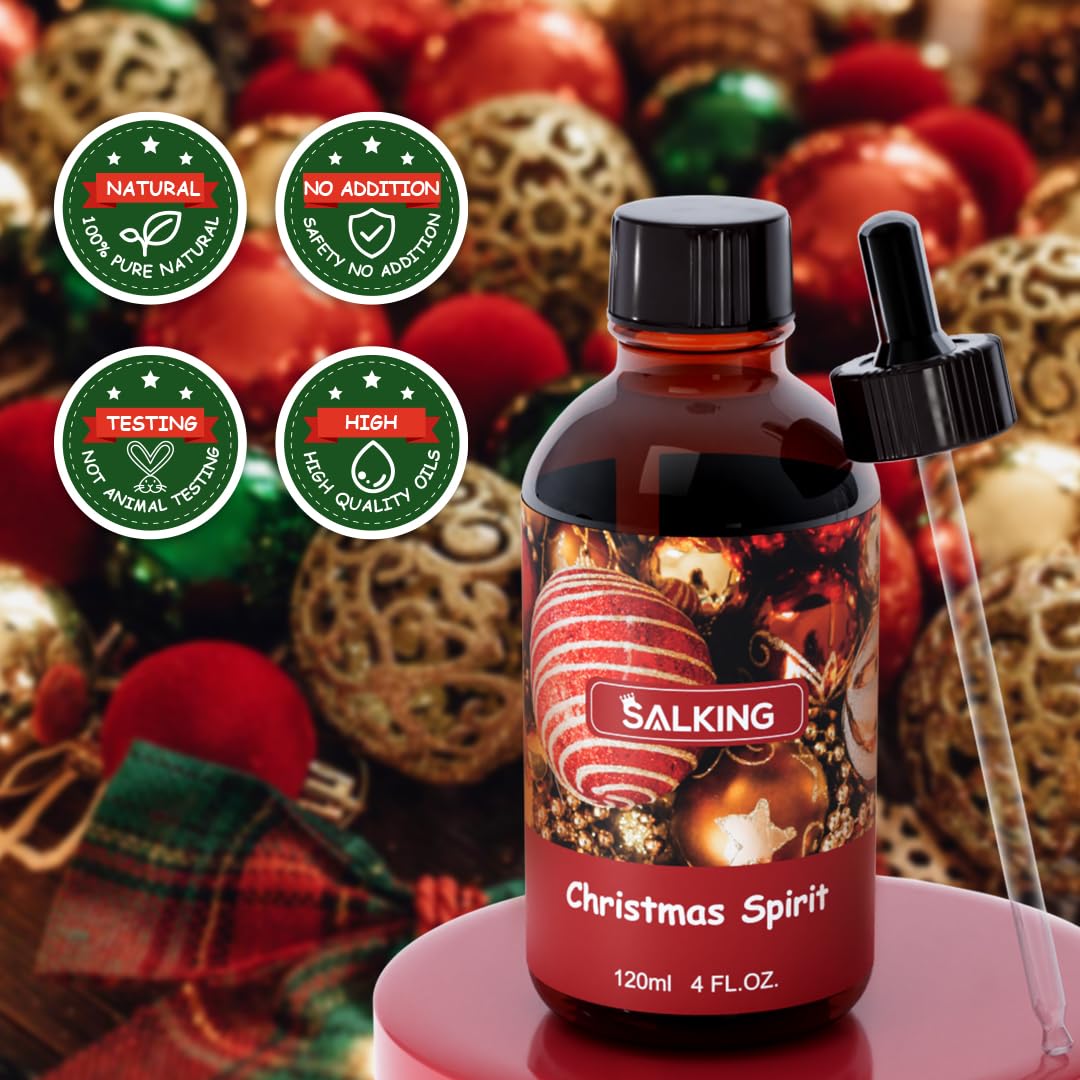 DIY soap making with SALKING Christmas Spirit Fragrance Oil