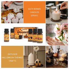 SALKING Halloween Fragrance Oils Gift Set in decorative box