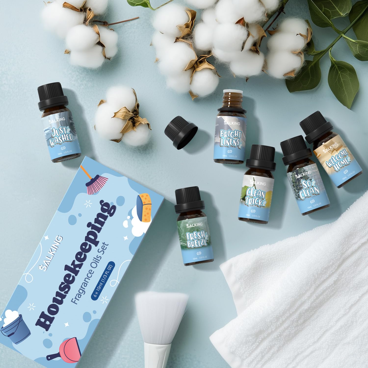 Clean Breeze fragrance oil bottle from SALKING