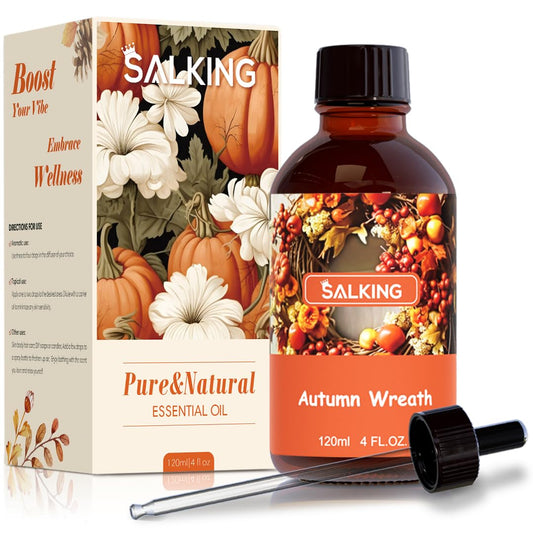 SALKING huile pomme cidre - diffuseur automne apaisant et ambiance chaleureuse.