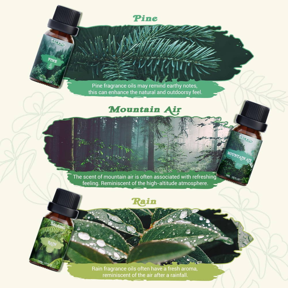 SalKing Nature Fragrance Oils Fresh Cut Grass scent in amber bottle
