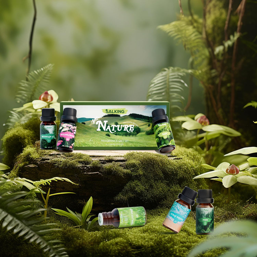 SalKing Nature Fragrance Oils Mountain Air scent in amber bottle