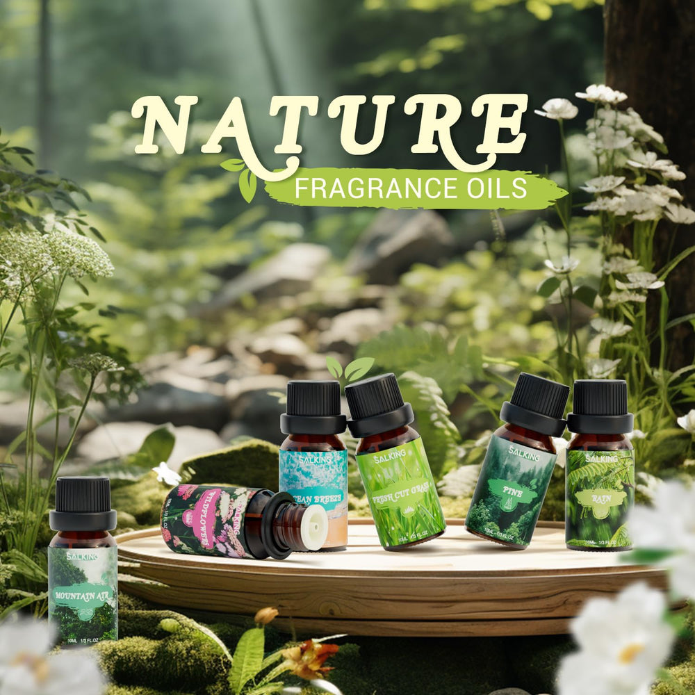 SalKing Nature Fragrance Oils Ocean Breeze scent in amber bottle