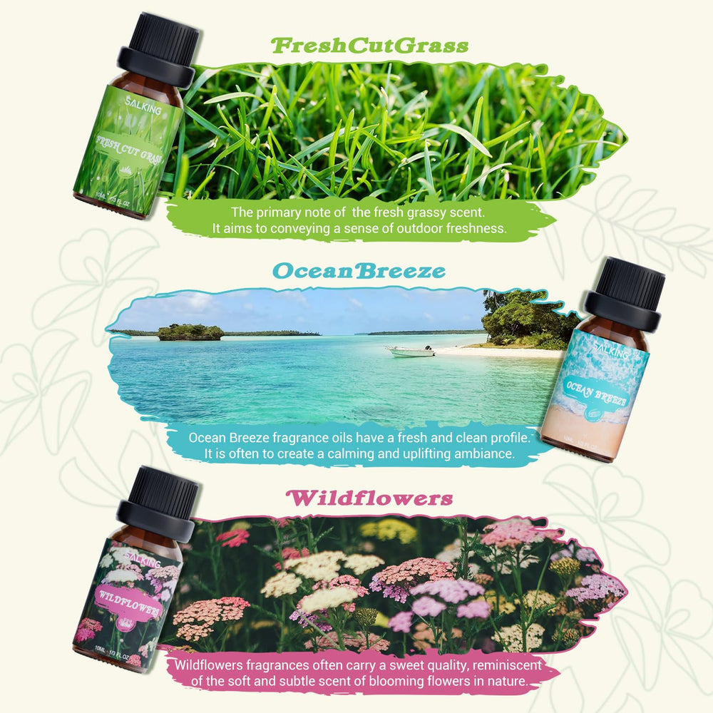 SalKing Nature Fragrance Oils Rain scent in amber bottle