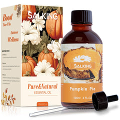 SALKING Pumpkin Pie Fragrance Oil 120ml bottle on a table