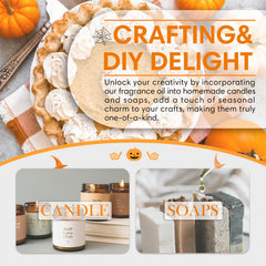 Dark amber SALKING Pumpkin Pie Fragrance Oil bottle