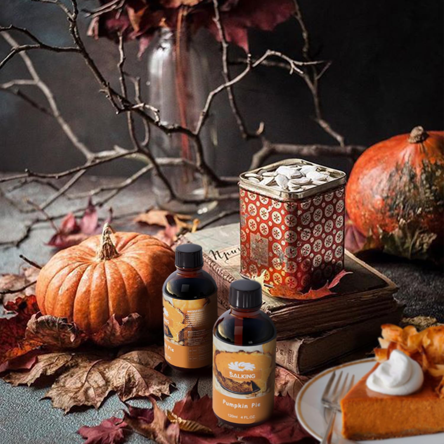 Autumn-inspired SALKING Pumpkin Pie Fragrance Oil for home fragrance