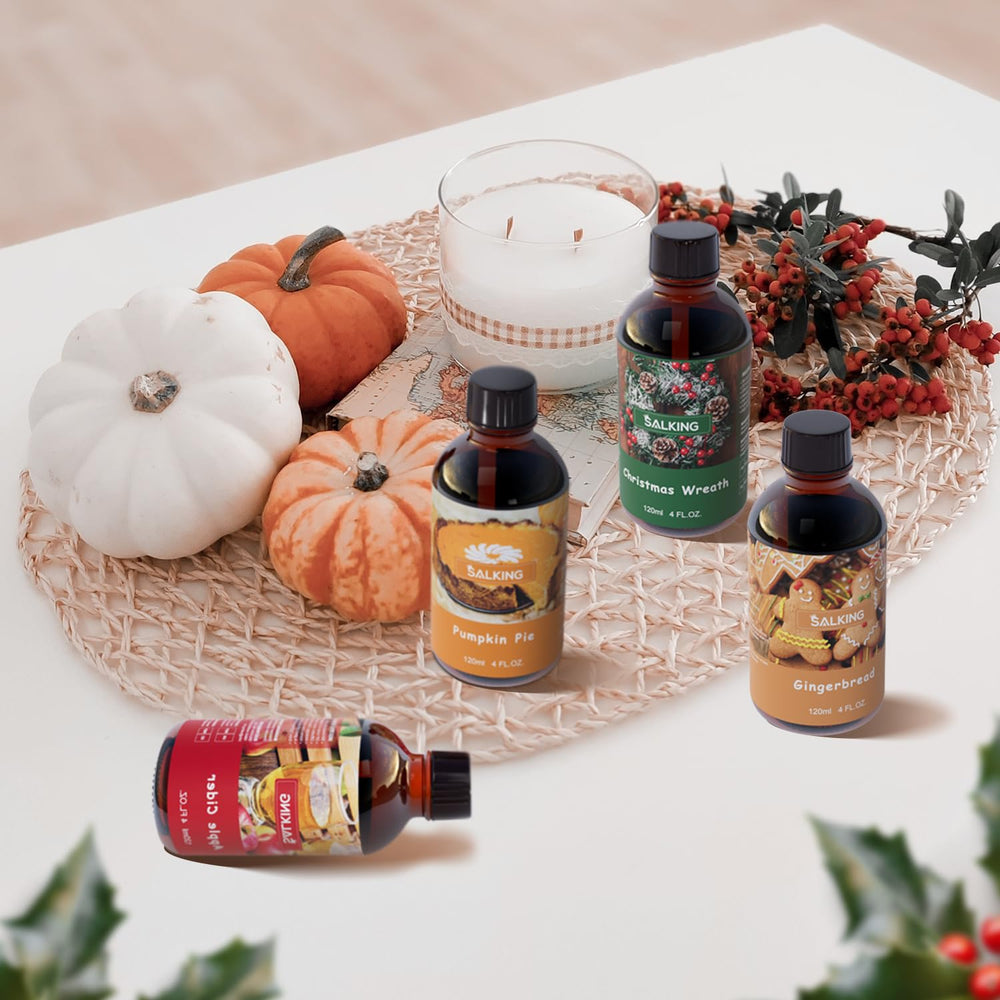 Gift-ready SALKING Pumpkin Pie Fragrance Oil for Halloween and Thanksgiving