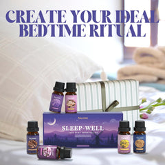 Helichrysum essential oil bottle from SALKING Sleep Set