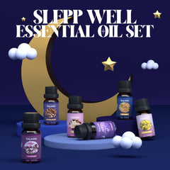 Lavender essential oil bottle from SALKING Sleep Set