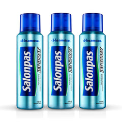 Salonpas Pain Relieving Jet Spray bottle, 4 oz, in a 3-pack.