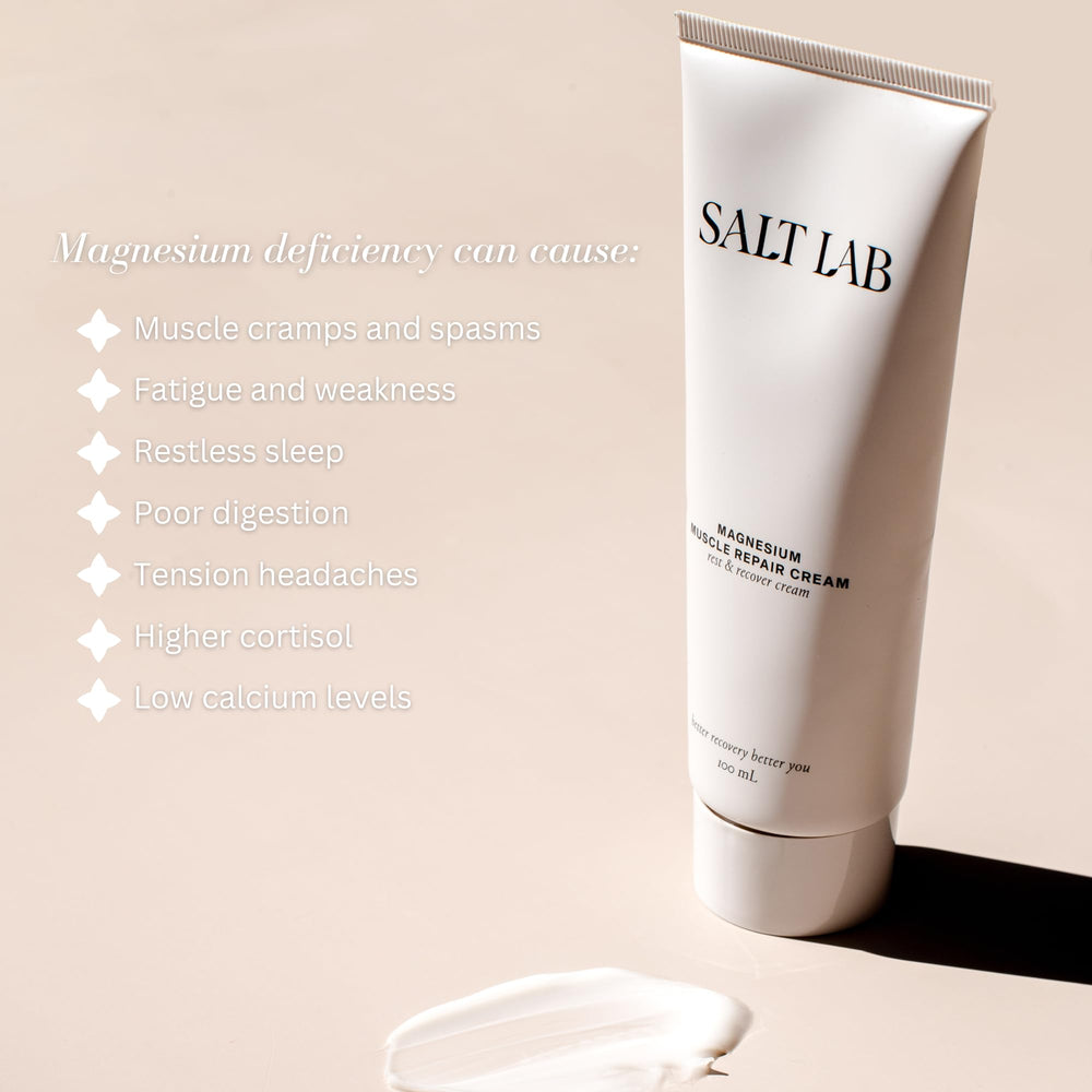 Close-up of shea butter in Salt Lab Magnesium Lotion