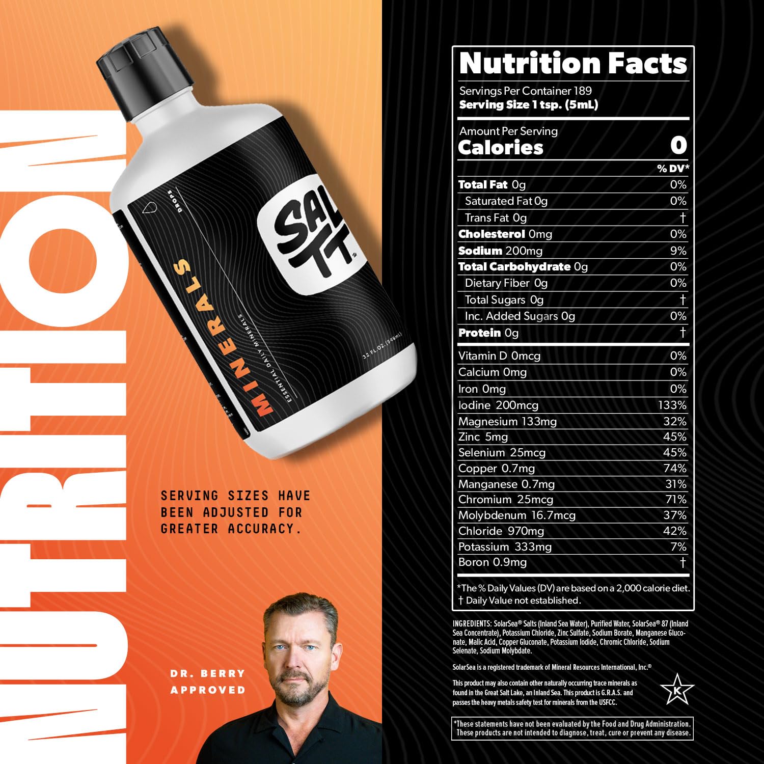 Athlete preparing a drink with SALTT Minerals Drops