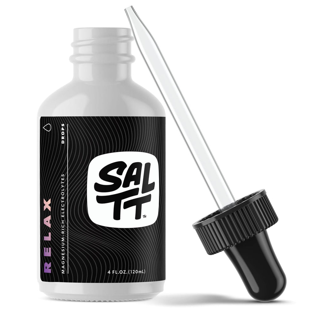 SALTT Relax Magnesium Drops bottle with dropper 120ml
