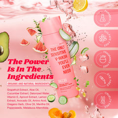SALT.XO Intimate care packaging signals cruelty-free daily use
