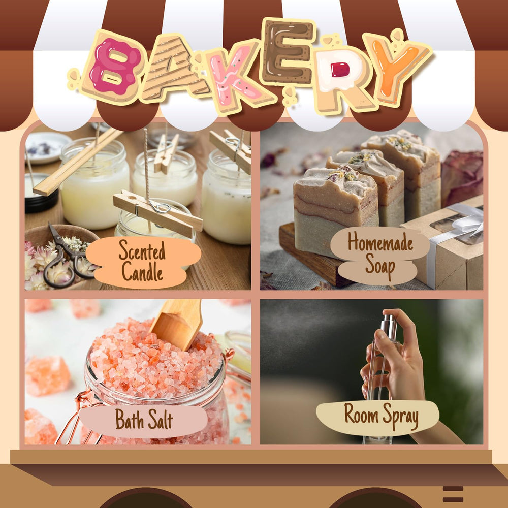 SALUBRITO Bakery Fragrance Oils Set – Creamy Vanilla scent