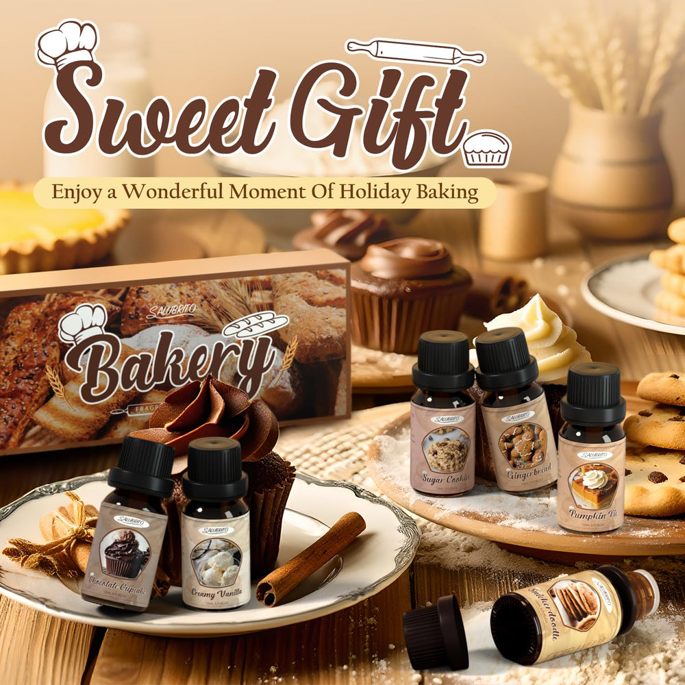 SALUBRITO Bakery Fragrance Oils Set – Gift Packaging