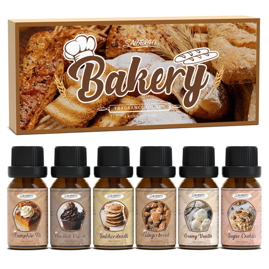 SALUBRITO Bakery Fragrance Oils Set – Pumpkin Pie scent