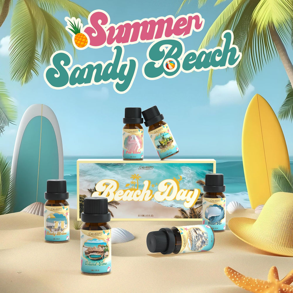 SALUBRITO Beach Fragrance Oils Set – Mint Mojito scent bottle