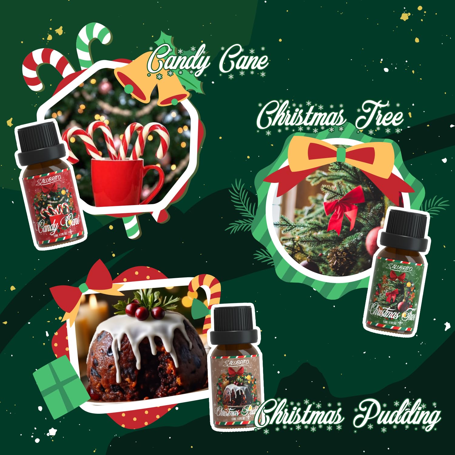 Christmas Tree fragrance oil bottle