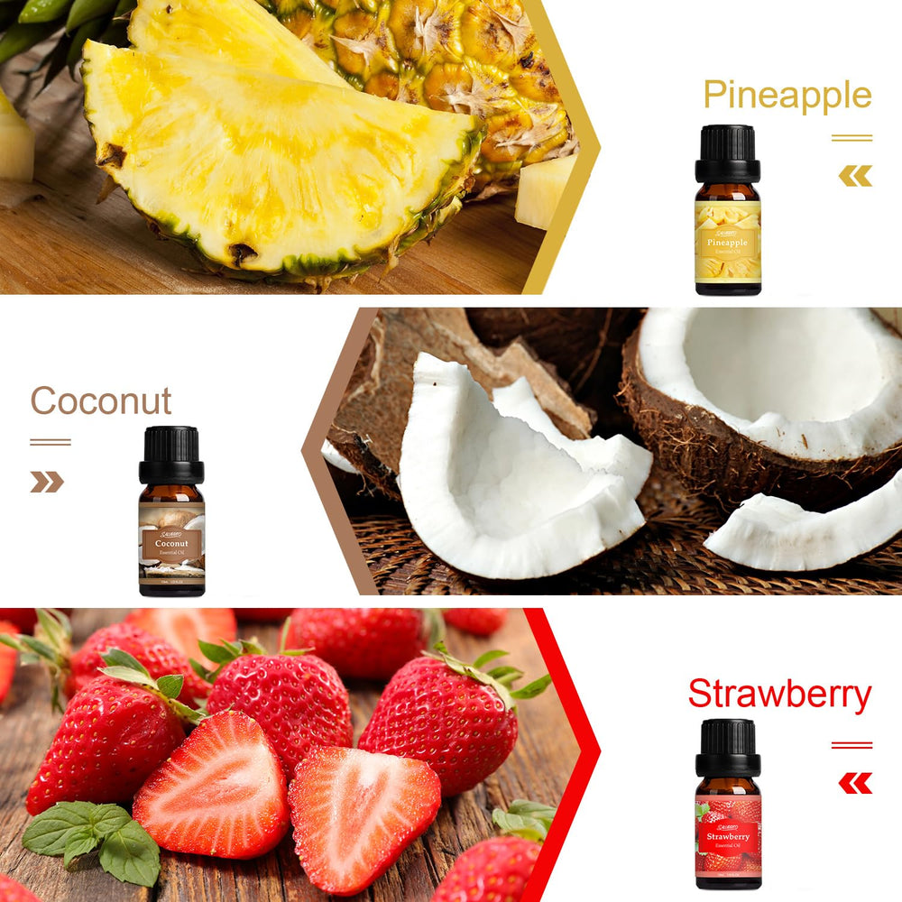 SALUBRITO Fresh Fruit Fragrance Oils Set – Pineapple 10ml bottle