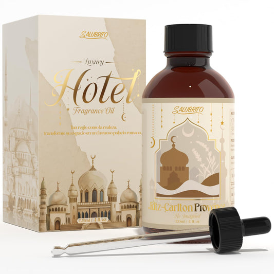 Bottle of SALUBRITO Hotel Essential Oil 120ml