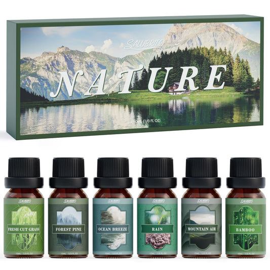 Forest Pine fragrance oil bottle from SALUBRITO Nature Oils Set
