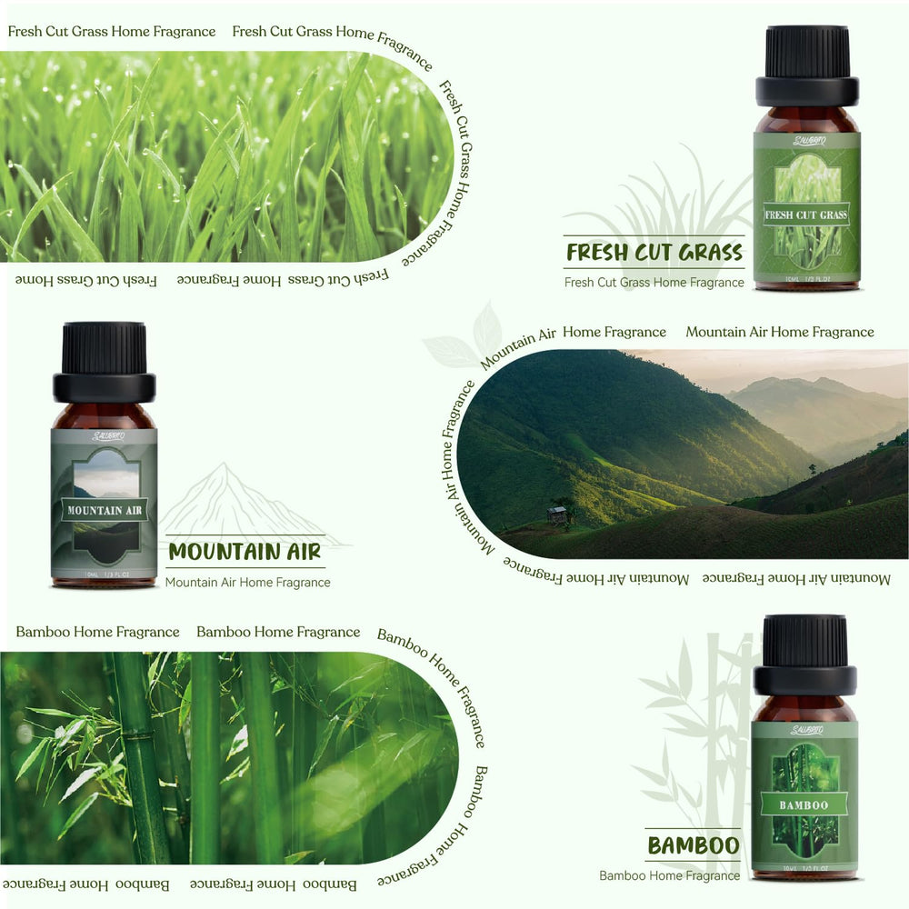 Fresh Cut Grass fragrance oil bottle from SALUBRITO Nature Oils Set