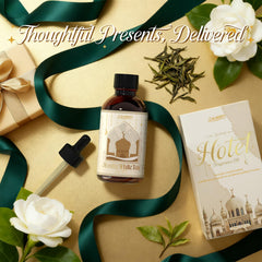 Luxurious spa-like room with White Tea aroma