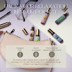 Eucalyptus and sandalwood oils in travel kit