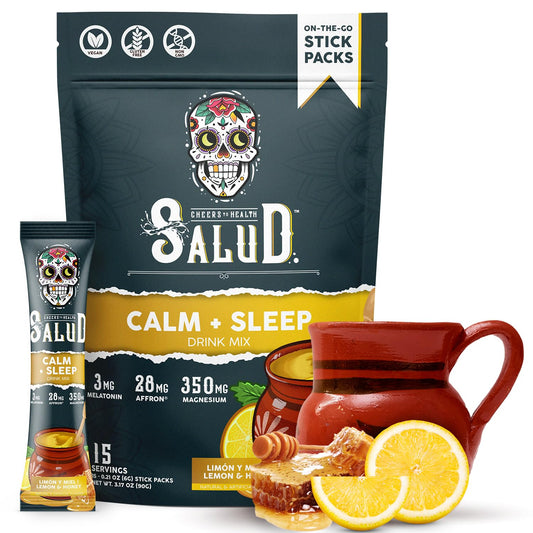 Salud Lemon Honey 2-in-1 Sleep Aid + Calm Drink Mix stick pack