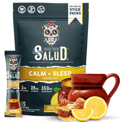 Salud Lemon Honey 2-in-1 Sleep Aid + Calm Drink Mix stick pack