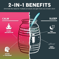 Ingredients highlight: melatonin, Affron saffron extract, magnesium, and L-theanine
