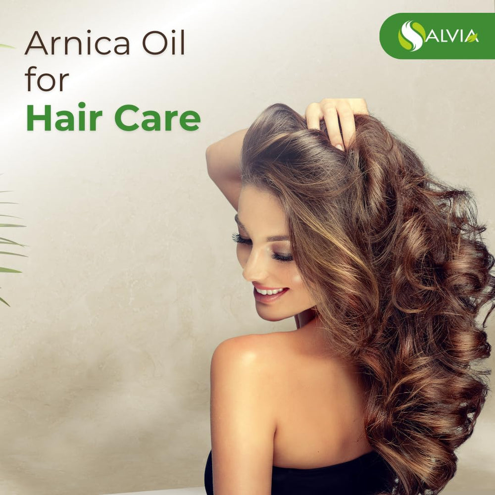 Salvia Arnica Essential Oil massage-application ideal for self-care rituals.