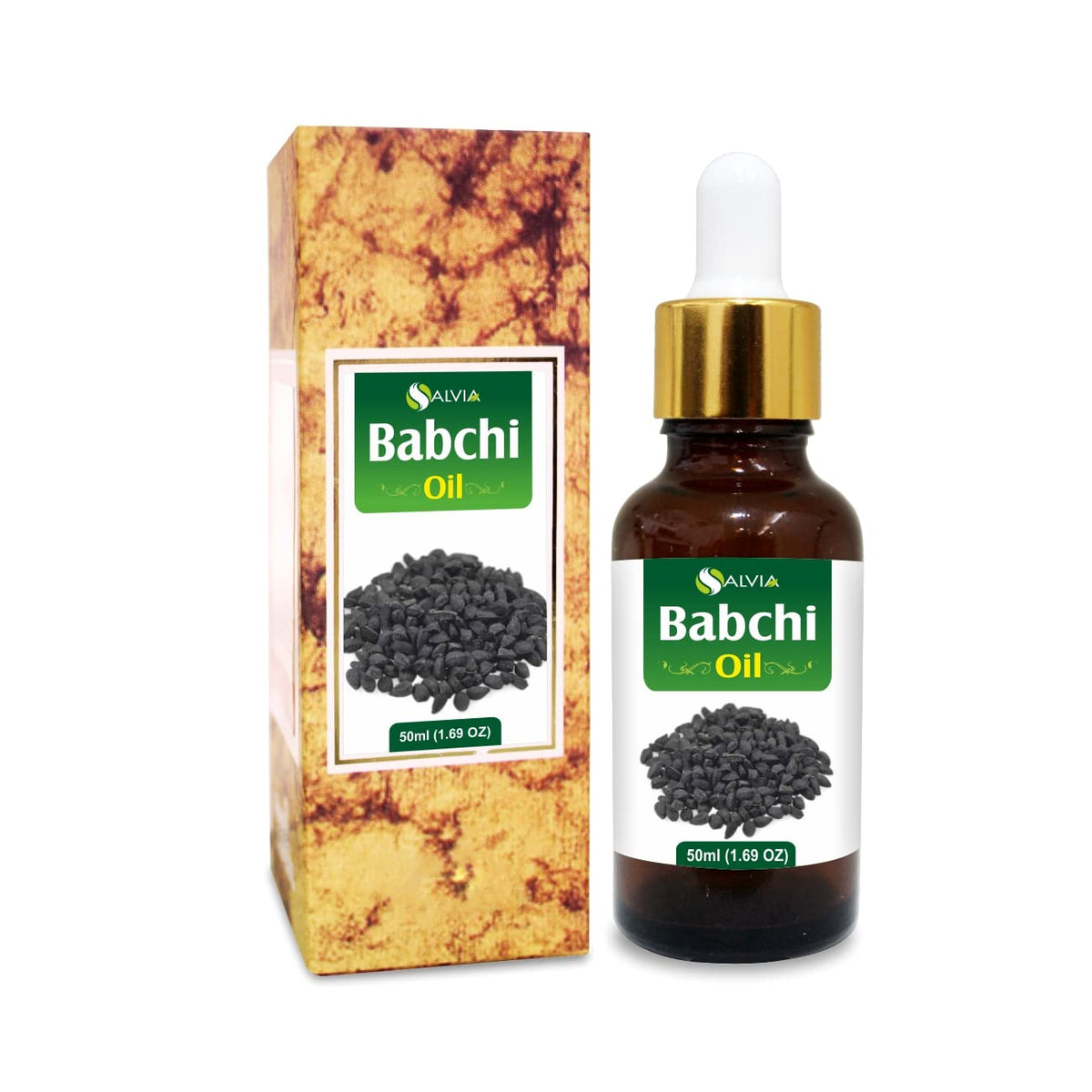 Salvia Babchi Oil 50 ml bottle with dropper