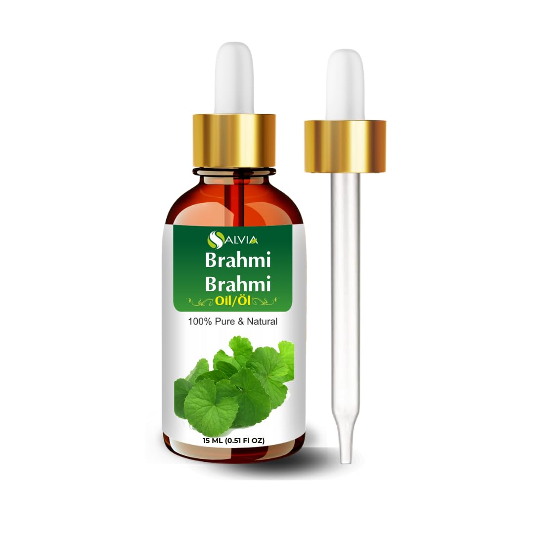 Salvia Brahmi oil bottle with dropper (15ml)