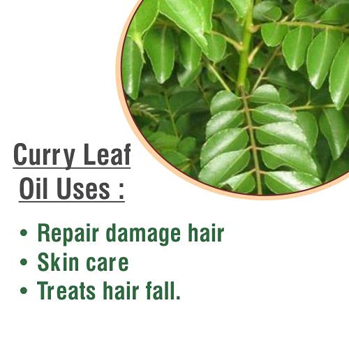 Salvia curry leaf oil packaging display for premium use.