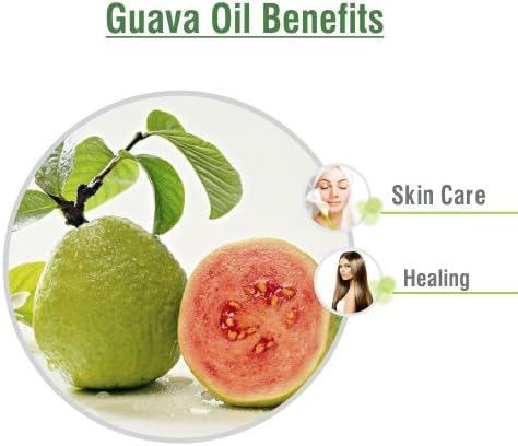 Salvia Guava Oil label closeup emphasizes purity and natural sourcing