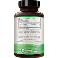 90-count bottle of HealthyWayRx SAM-e capsules